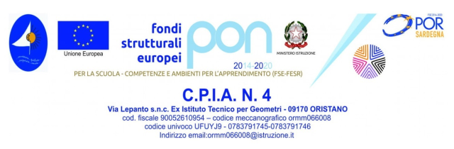 CPIA A DI ORISTANO - ISCRIZIONI PER L'A.S. 2023/2024