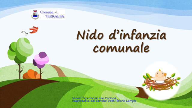 SERVIZIO NIDO D'INFANZIA COMUNALE - ISCRIZIONI ANNO EDUCATIVO 2023/2024