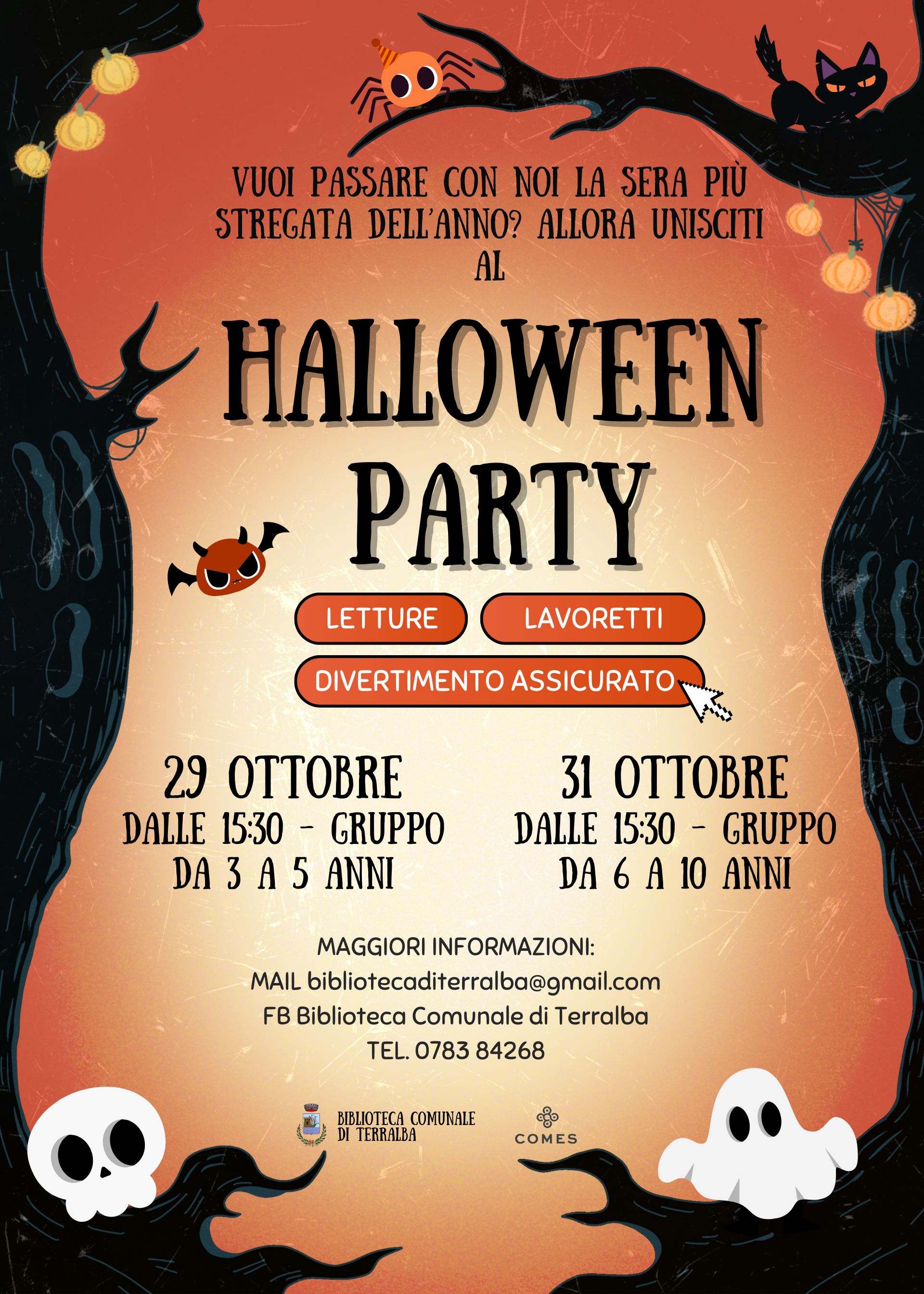 HALLOWEEN PARTY - Biblioteca comunale "Sebastiano Satta"