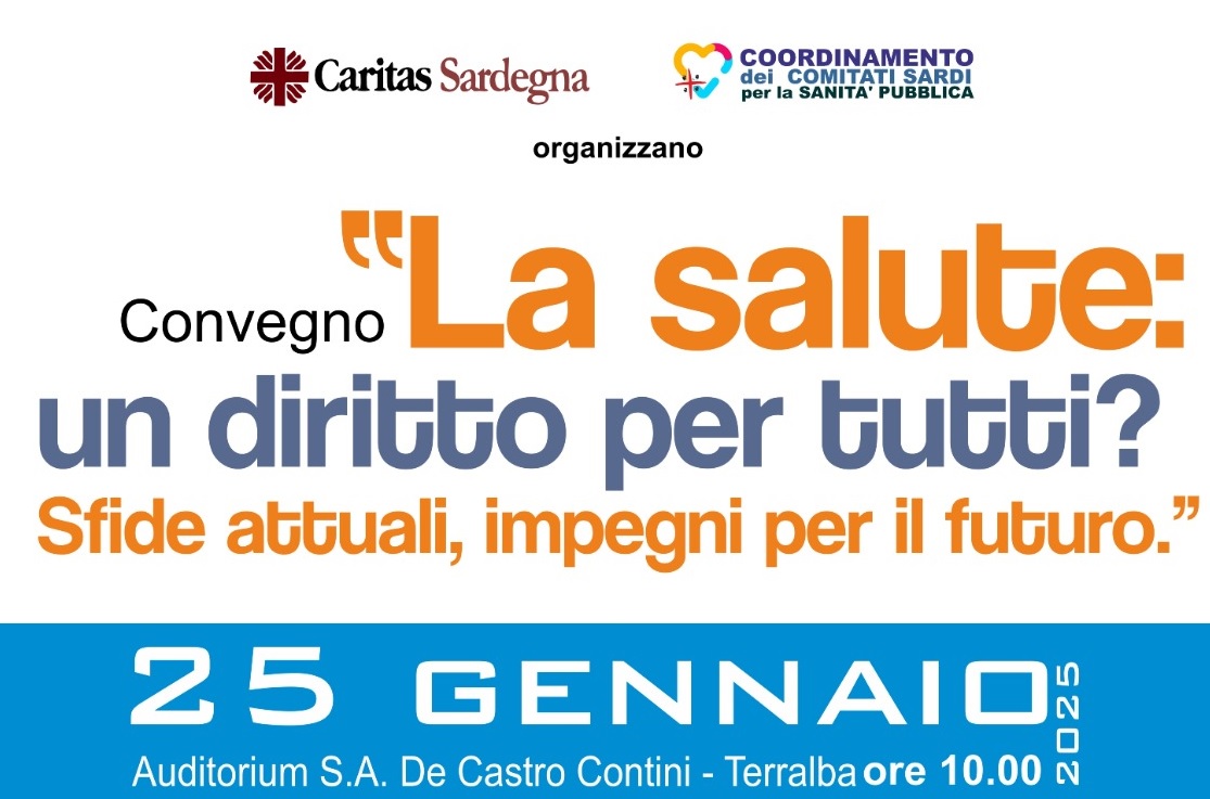 Terralba – 25 gennaio 2025 - Convegno sul diritto alla salute