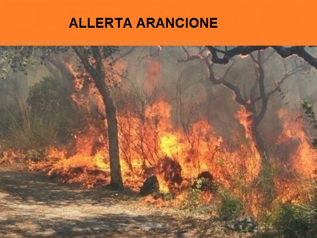 Protezione Civile Regionale: Allerta incendio - preavviso arancione – attenzione rinforzata per la giornata di venerdì 27 giugno 2025