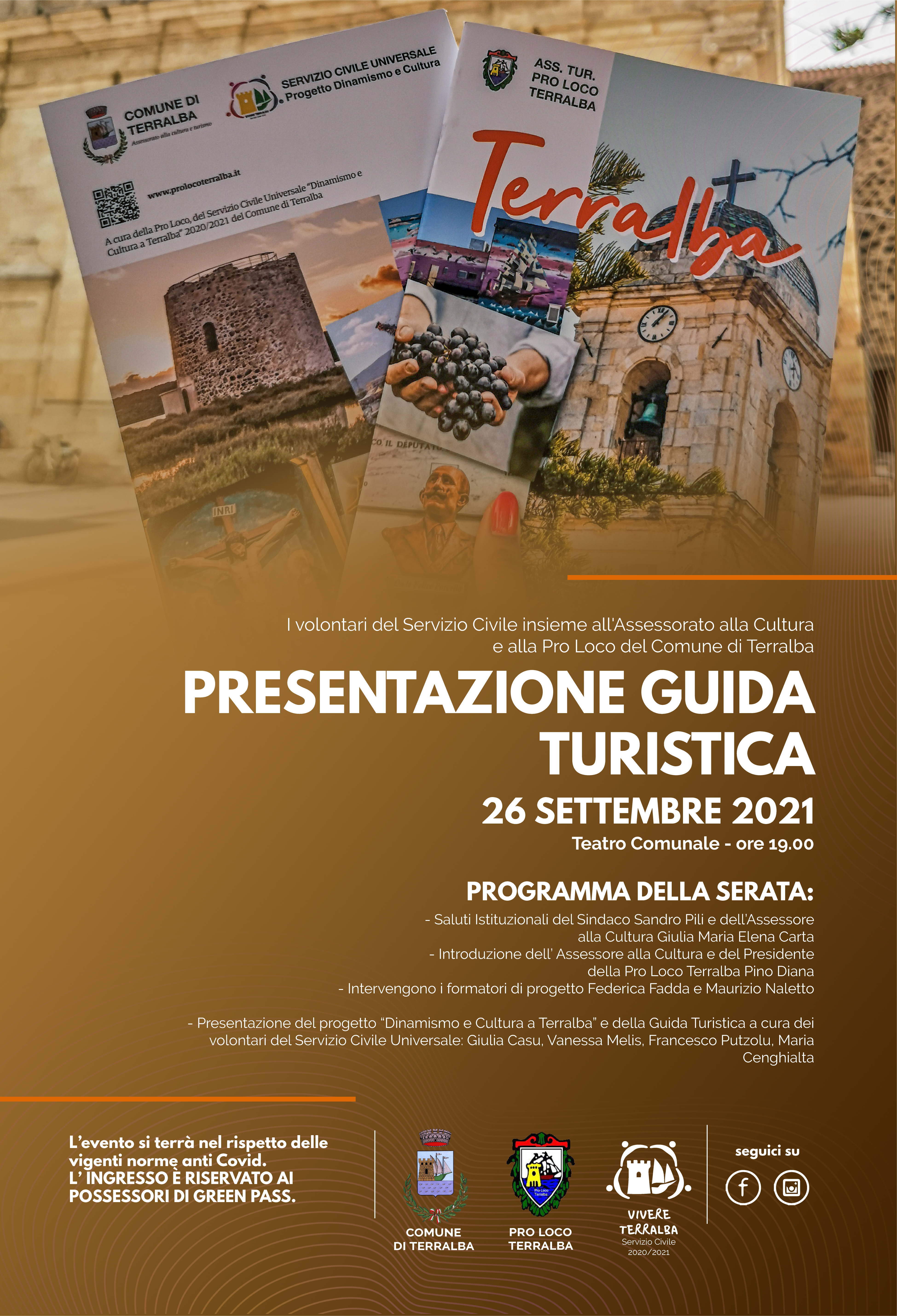 Presentazione guida turistica di terralba