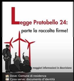 Raccolta Firme per proposta di Legge di iniziativa popolare “PRATOBELLO ‘24”