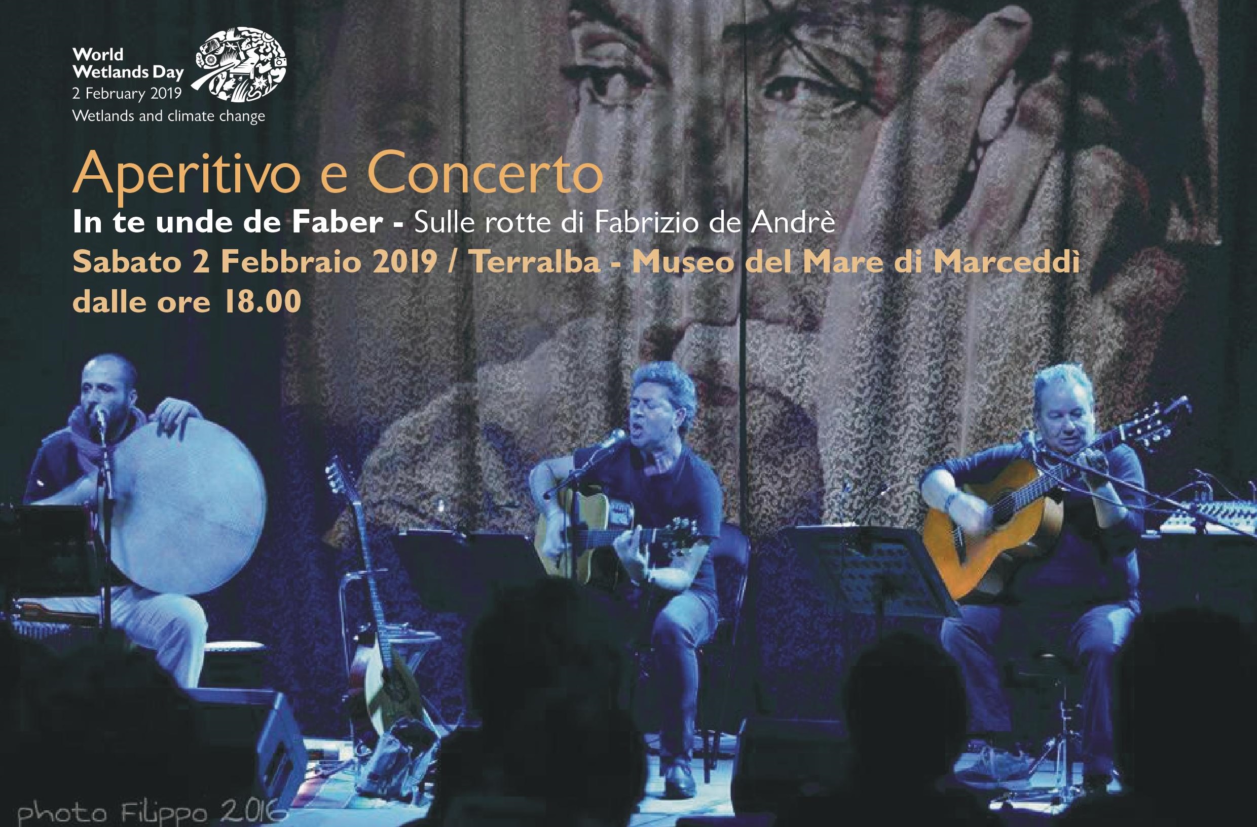 L’Aperitivo e Concerto In te unde de Faber - Sulle rotte di Fabrizio de Andrè - Terralba - Museo del Mare di Marceddì 