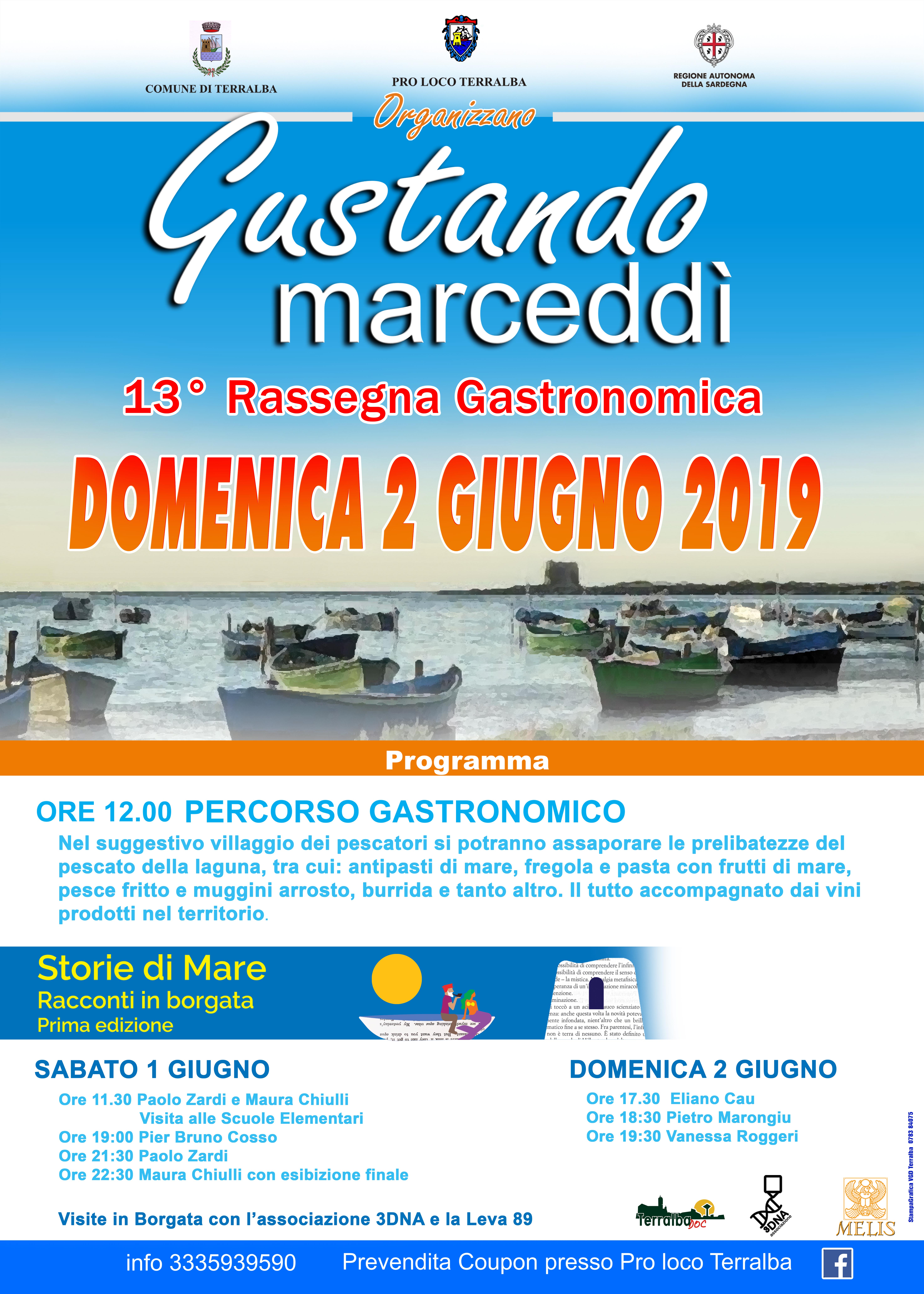 Gustando marceddì 2019